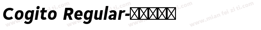 Cogito Regular字体转换